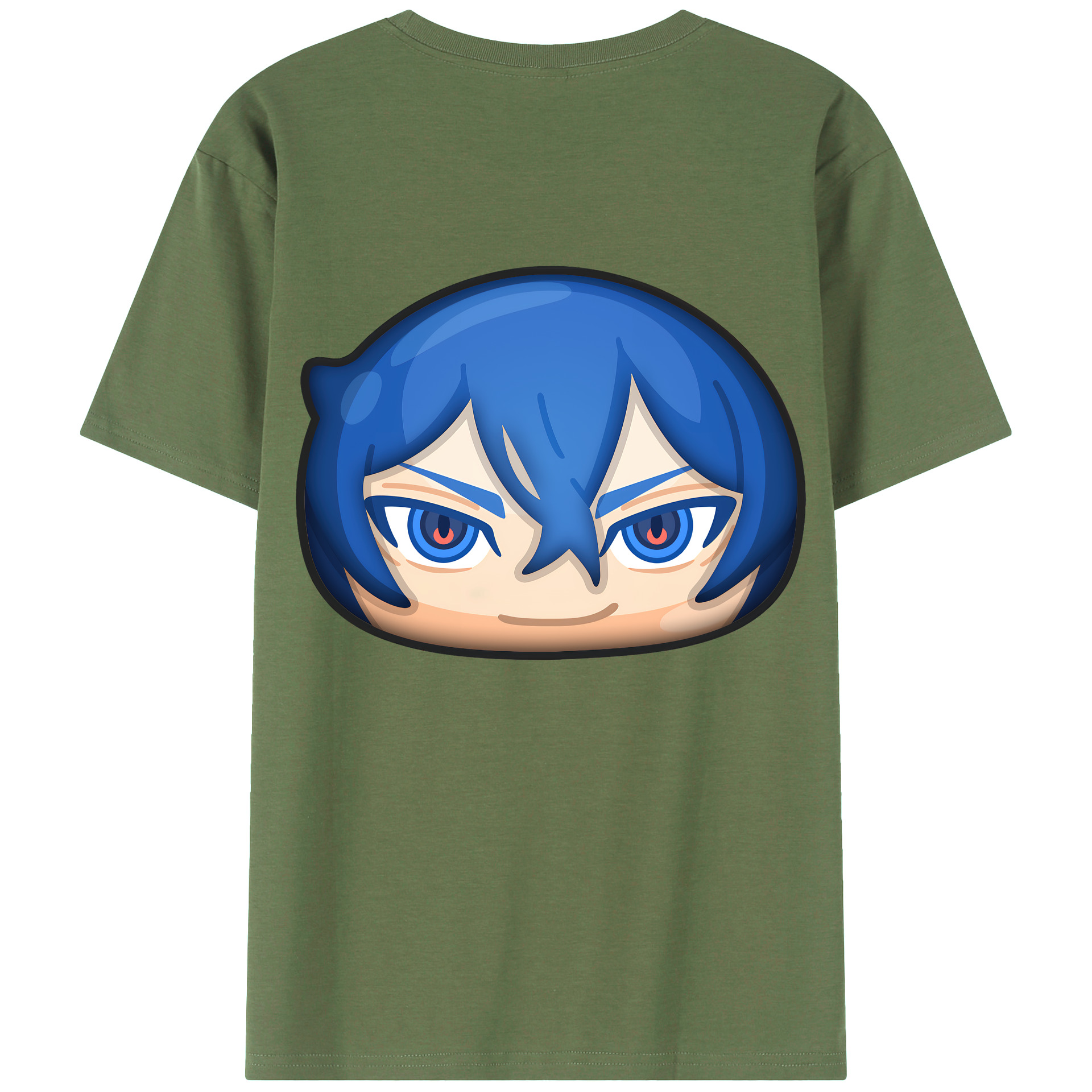 （画像用） 妖怪ウォッチ Yo-kai Watch 綿100％ メンズ半袖Tシャツ（バックプリント） 通気性